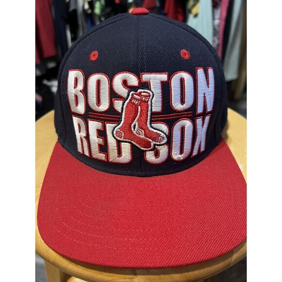 Boston Red Sox American Needle Big Logo SnapBack Hat - Picture 1 of 7